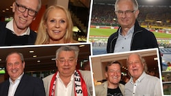 Haufenweise Prominente drückten dem ÖFB-Team die Daumen. (Bild: GEPA)