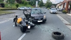 Nach dem Unfall versuchte der Autolenker zu flüchten.