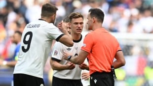 Joshua Kimmich regte sich einmal mehr beim Schiedsrichter auf.