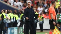 Julian Nagelsmann ärgerte sich über die Entscheidung des Schiedsrichters.