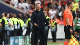 Julian Nagelsmann ärgerte sich über die Entscheidung des Schiedsrichters.