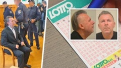 Beim damaligen Betrugs-Prozess (li.) und jetzt, knapp acht Jahre später: Der zweimalige ...