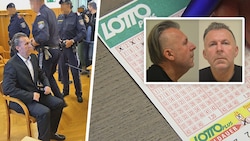 Beim damaligen Betrugs-Prozess (li.) und jetzt, knapp acht Jahre später: Der zweimalige ...