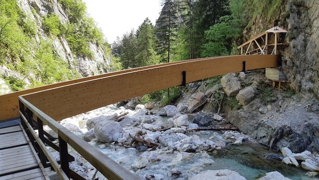Die Garnitzenklamm führt durch eine 4,5 kilometerlange Schlucht. 