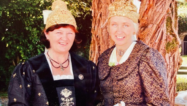Andrea Plieschnegger und ihre Mutter Monika Plieschnegger, die Präsidentin der Bürger- und ...