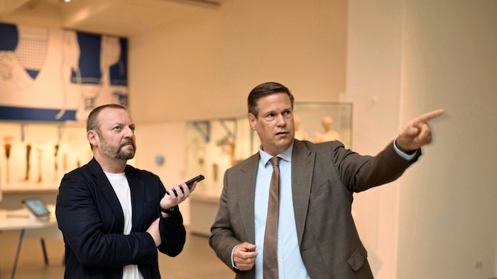 Der Direktor führte „Krone“-Redakteur Philipp Stewart durch das Museum.