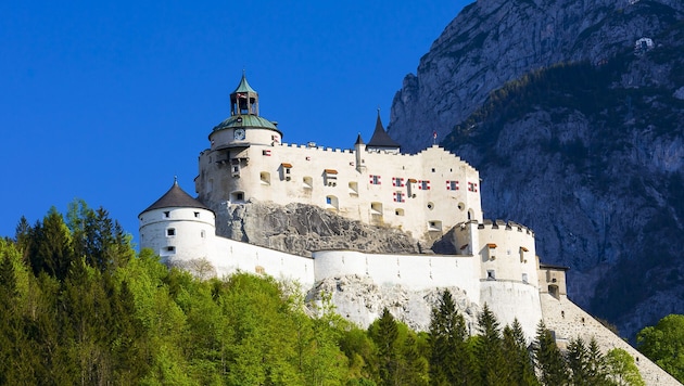 Mächtige Mauern, scheinbar unbezwingbar: Die Burg Hohenwerfen wurde 1525 von Bauern gestürmt.