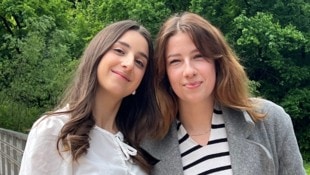 Wollen helfen: Amelie Alber und Sarah Pöschl