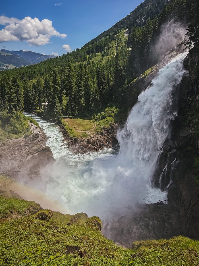 Die Krimmler Wasserfälle sind die höchsten Europas. 