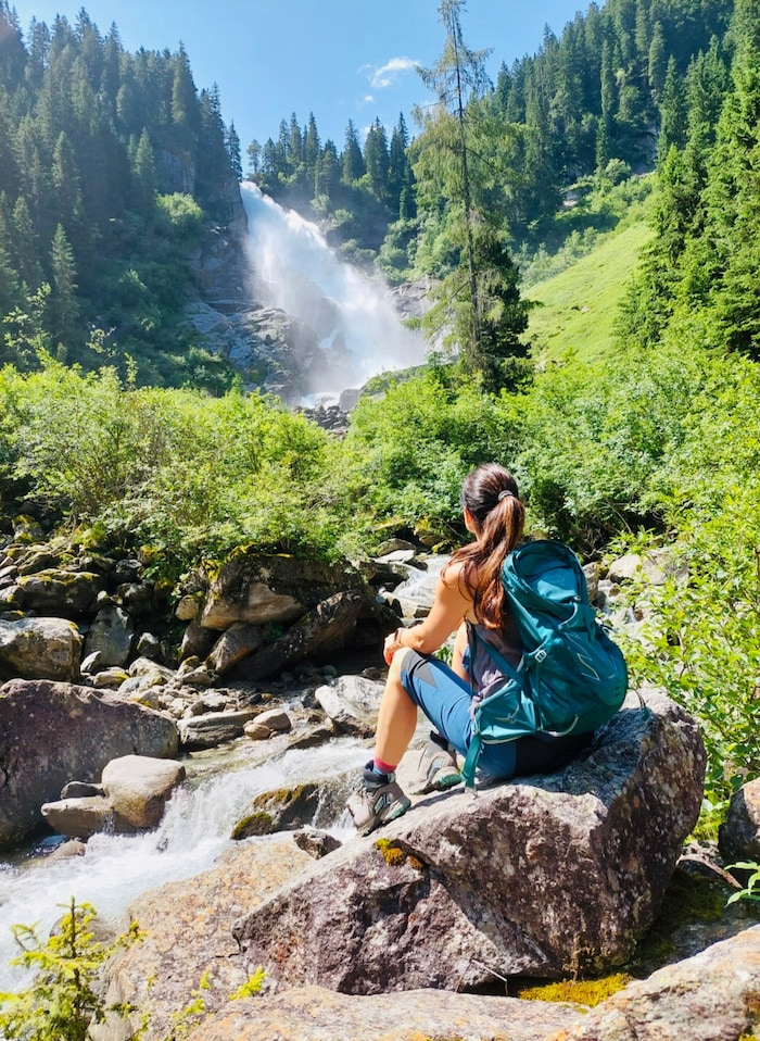 „Krone“-Kollegin Diana Zwickl war bei ihrer Wanderung am Hohe Tauern Panorama Trail schwer ...