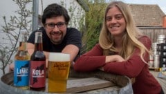 Gabriel Manahl und Julia Roth freuen sich schon auf viele Gäste bei ihrem Brauereifest. Los ...