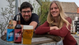 Gabriel Manahl und Julia Roth freuen sich schon auf viele Gäste bei ihrem Brauereifest. Los ...