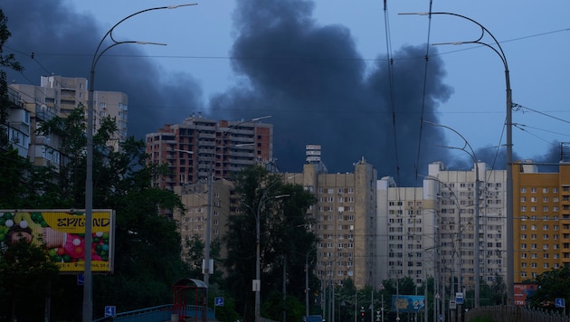 In Kiew waren Explosionen zu hören.