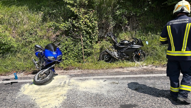 In Mitterweißenbach kam es ebenfalls zu einem schweren Unfall.