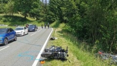 Beide Unfallbeteiligten wurden mit der Rettung ins Krankenhaus gebracht.