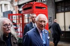 König Charles vergangene Woche bei einem Termin auf dem Old Spitalfields Market.