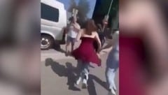 Hier flüchten die Schülerinnen und Schüler ins Freie.