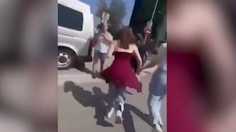 Hier flüchten die Schülerinnen und Schüler ins Freie.