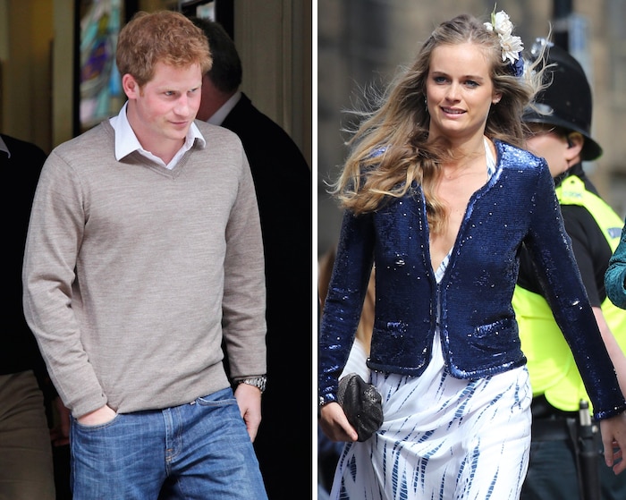 Die Bildkombo zeigt Prinz Harry und seine Ex-Freundin Cressida Bonas (Archivfotos