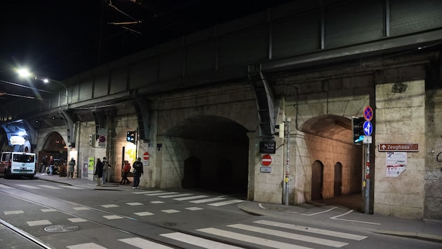 Die Bögen in Innsbruck sind ein Brennpunkt der Kriminalität
