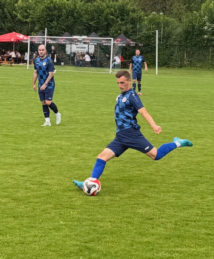 Croatias Goalgetter Horvat.