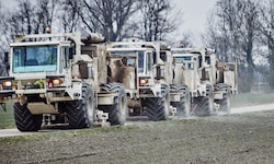 Solche Seismik-Lkw sollten eigentlich bald in der Oststeiermark unterwegs sein. 