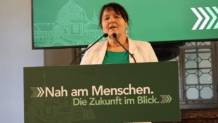 Manuela Khom wird zur neuen steirischen Parteichefin gewählt. 