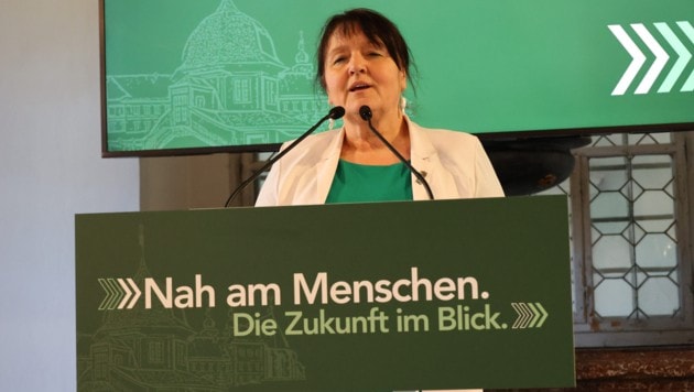 Manuela Khom wird zur neuen steirischen Parteichefin gewählt. 