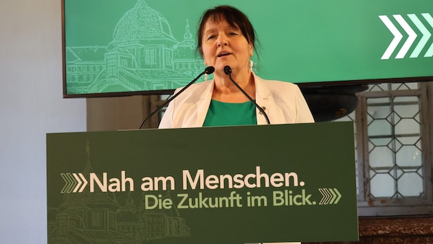 Manuela Khom wird zur neuen steirischen Parteichefin gewählt.