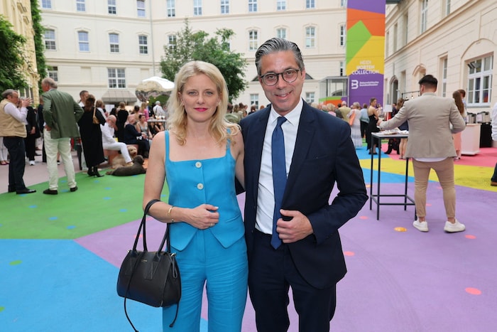 Verleger Nikolaus Brandstätter und Ehefrau Stefanie.