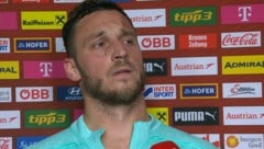 Marko Arnautovic trauerte nach dem 4:0-Sieg mit Graz mit.