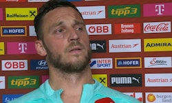 Marko Arnautovic trauerte nach dem 4:0-Sieg mit Graz mit.