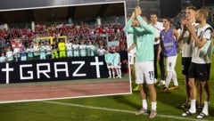 Spieler und Fans gedachten in San Marino den Opfern in Graz.