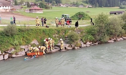 Die Feuerwehr Bramberg eilte mit 50 Mann zur Hilfe.