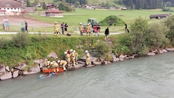 Die Feuerwehr Bramberg eilte mit 50 Mann zur Hilfe.