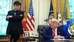 Musk und Trump im Oval Office – als sie sich noch besser verstanden hatten.