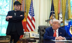 Musk und Trump im Oval Office – als sie sich noch besser verstanden hatten.