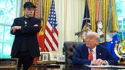Musk und Trump im Oval Office – als sie sich noch besser verstanden hatten.