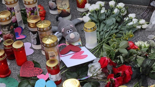 Viele Trauerbekundungen in Graz