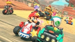 In „Mario Kart World“ fahren 24 Rivalen um den Sieg – das sorgt für Chaos und Gedränge, gerade ...