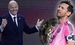 Das hat sich FIFA-Präsident Gianni Infantino (li.) sicherlich anders vorgestellt. Die ...