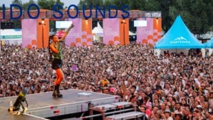 Nina Chuba bei ihrem umjubelten „Lido Sounds“-Auftritt im vergangenen Sommer auf dem Linzer ...