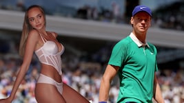 Jannik Sinner (r.) soll sich mit Laila Hasanovic getroffen haben.