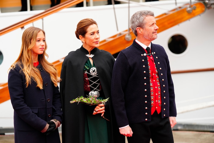 Das dänische Königspaar mit Tochter Josephine