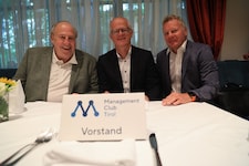 MC-Vorsitzender Helmut Lutz, IV-Präsident Max Kloger und MC-GF Erwin Walch (v. li.)