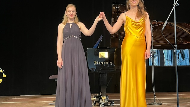 Hanna Bachmann und Corinna Scheurle – ein perfektes Duo: Die beiden Musikerinnen brachten mit ...