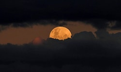 Der nächste Erdbeermond in Österreich findet im Jahr 2043 statt – hier ist er von Australien aus ...