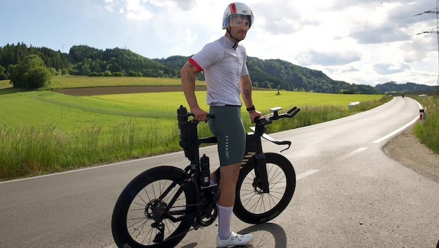 Nico Rausch ist bereit für sein Ironman-Experiment.