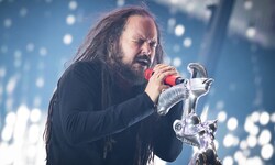 Würdiger Abschluss des ersten Abends: Korn-Frontmann Jonathan Davis zeigte sich samt ...