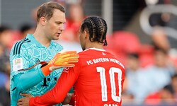 Manuel Neuer (l.) und Leroy Sane